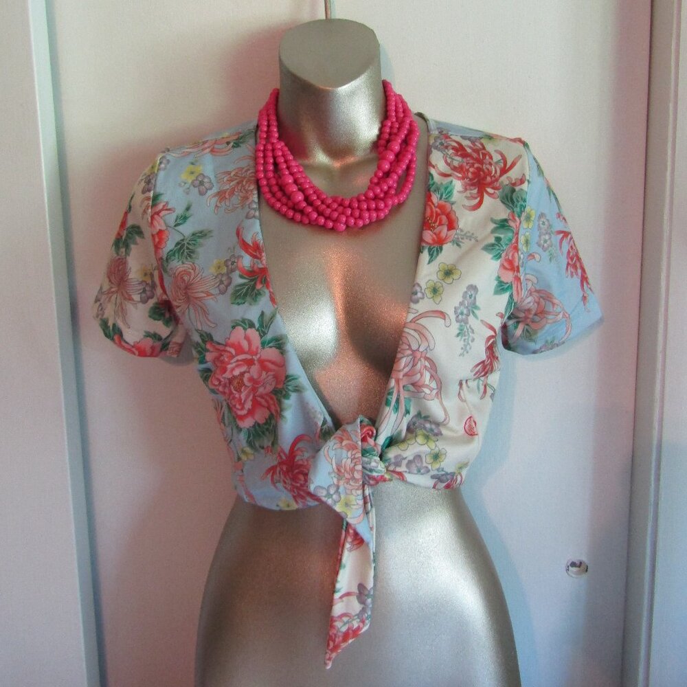 🌸Free People / HAH All Tied Up Swim Top Cover NWOT